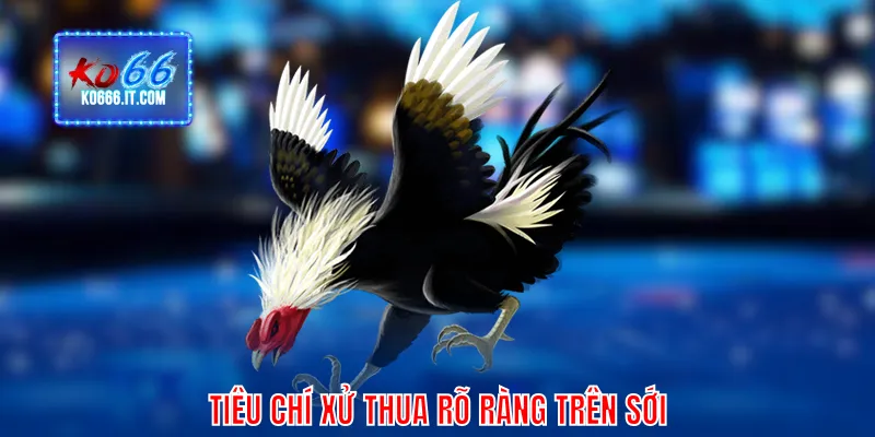 Tiêu chí xử thua rõ ràng trên sới